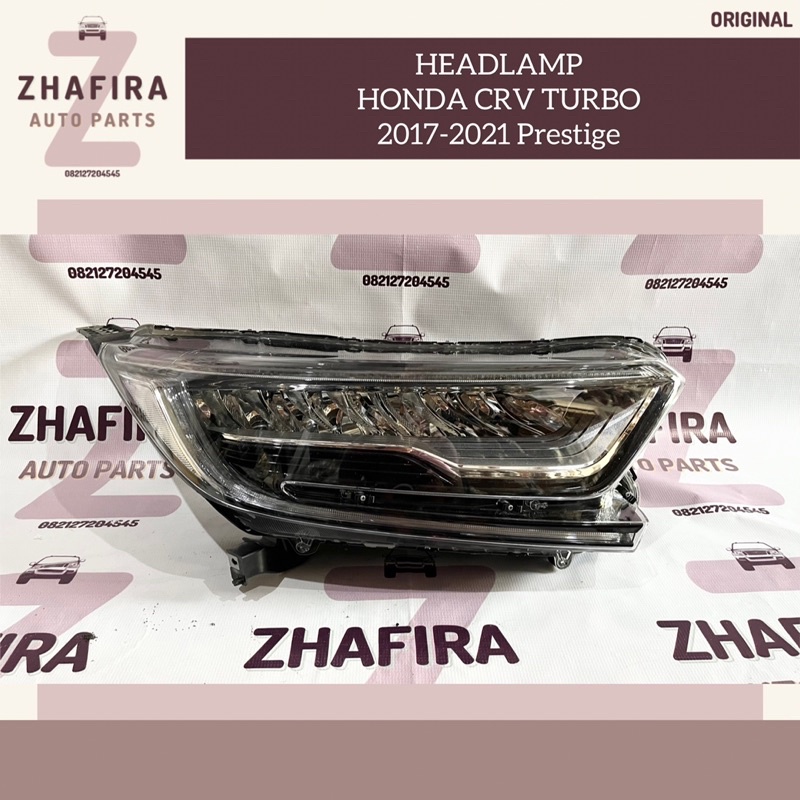 headlamp headlight head lamp light lampu depan utama mobil honda crv turbo 2017 2018 2019 2020 2021 