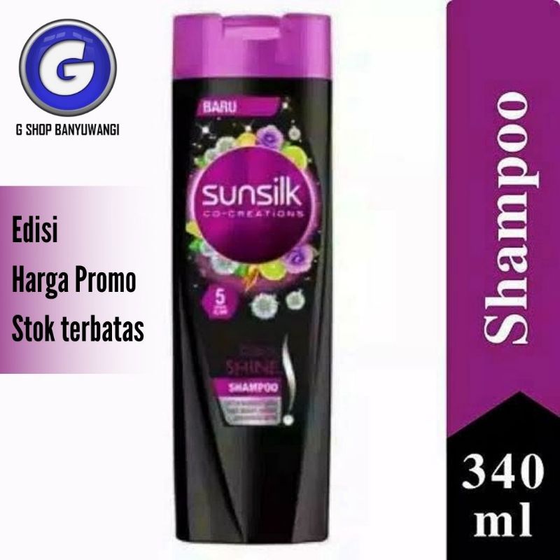 Shampoo Sunsilk 340 Ml 340ml Hitam Harga Promo