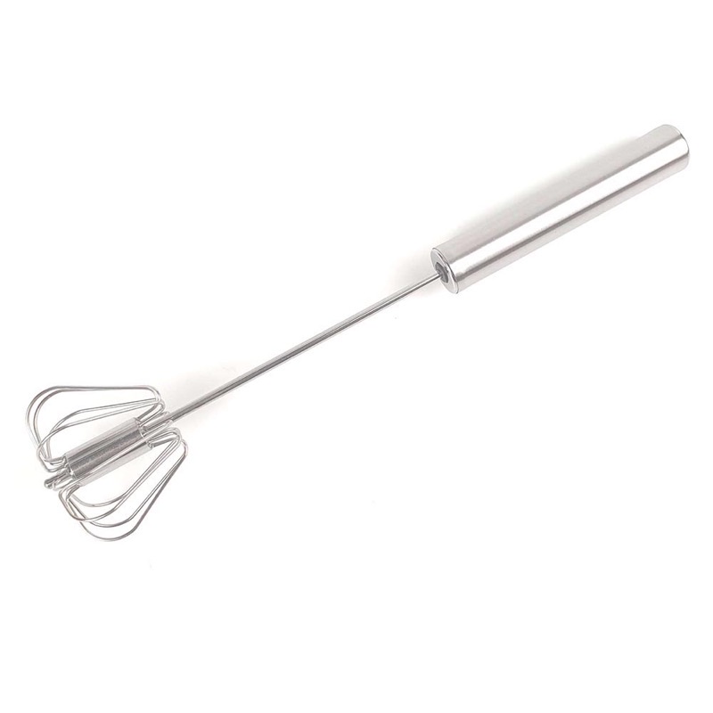 ZHEGW Alat Kocok Makanan Whisk Mixer Semi Automatic Kitchen Tools - 1632 - Silver