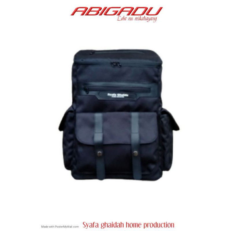 Backpack Casual Klasik Bucket / Ransel Unisex Casual Dark | ABIGADU