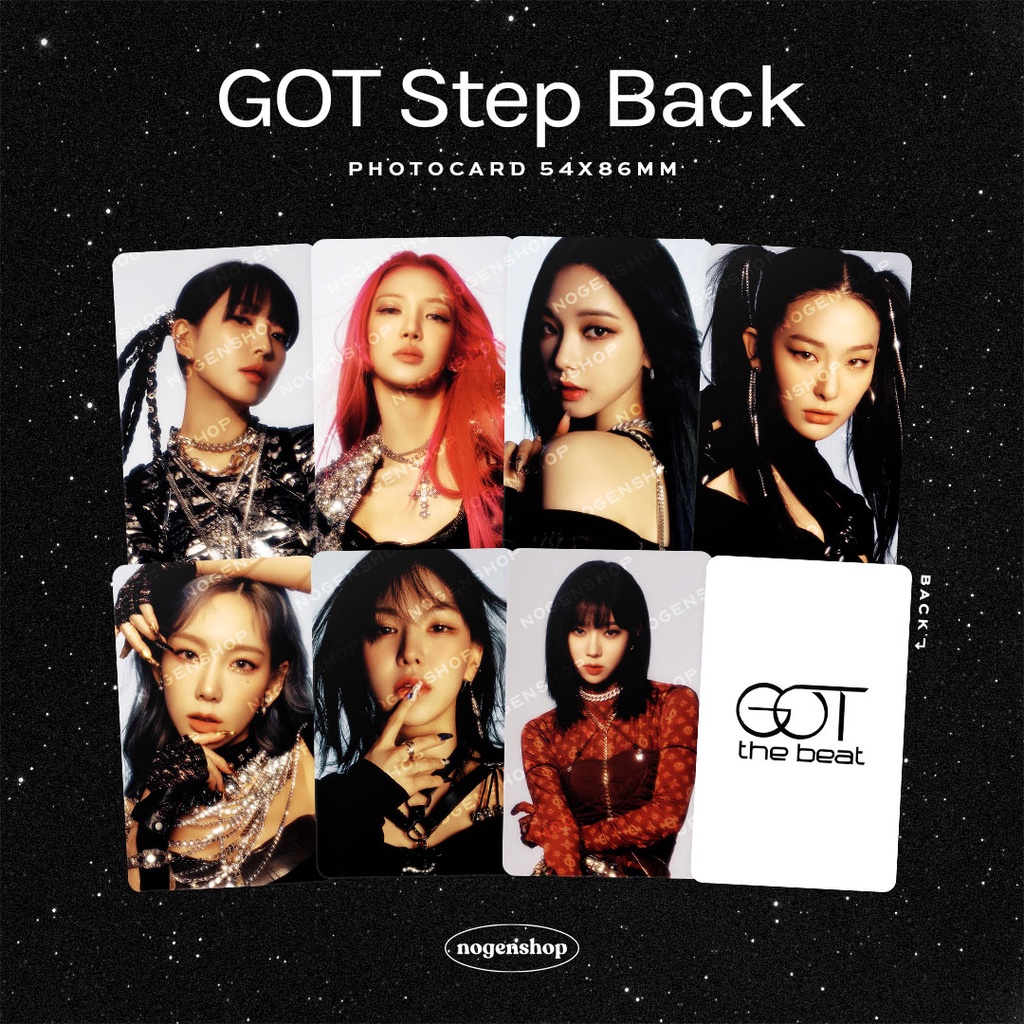 PHOTOCARD PC GOT THE BEAT GIRLS ON TOP STEP BACK