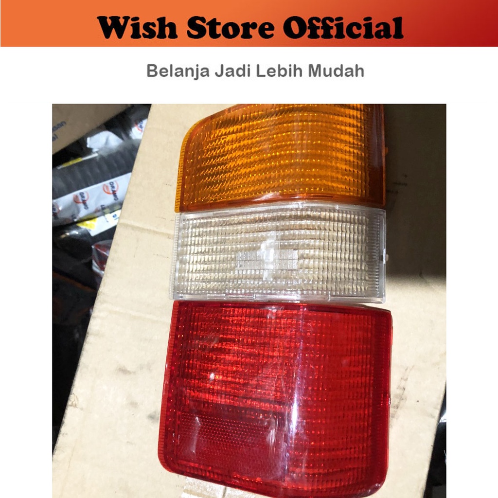 [PCS] Mika Kaca Lampu Stop Lamp Rem Sein Sen Belakang Mitsubishi COLT L300 New Armada 1987 - 1994 St