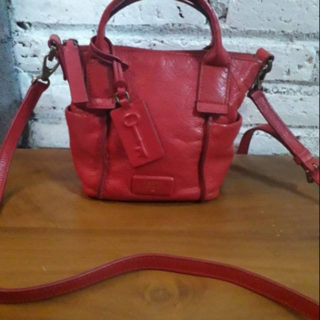 Fossil emerson mini red