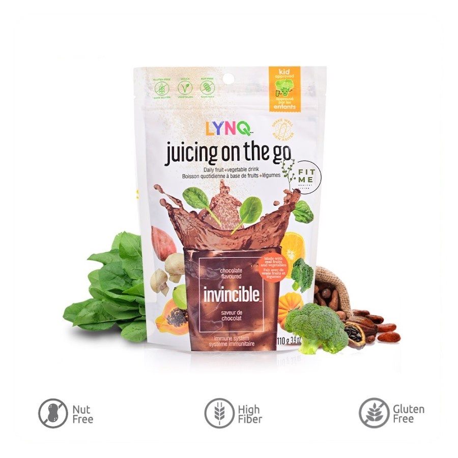 LYNQ ORGANIC SUPERFOOD INVICIBLE CHOCOLATE  110Gr