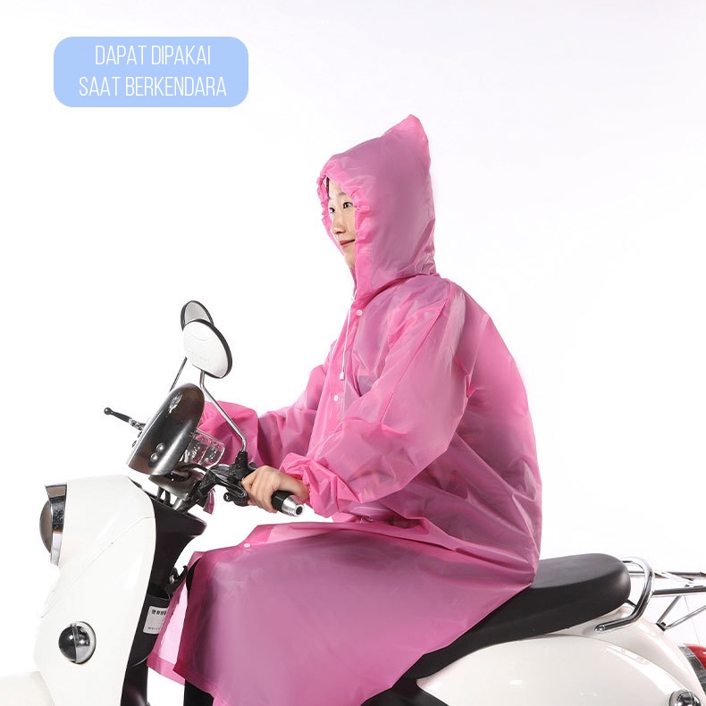 CJRC-TH212 TINO TINO JAS HUJAN EVA RAINCOAT LIGHTWEIGHT/JAS HUJAN PRIA WANITA KEKINIAN