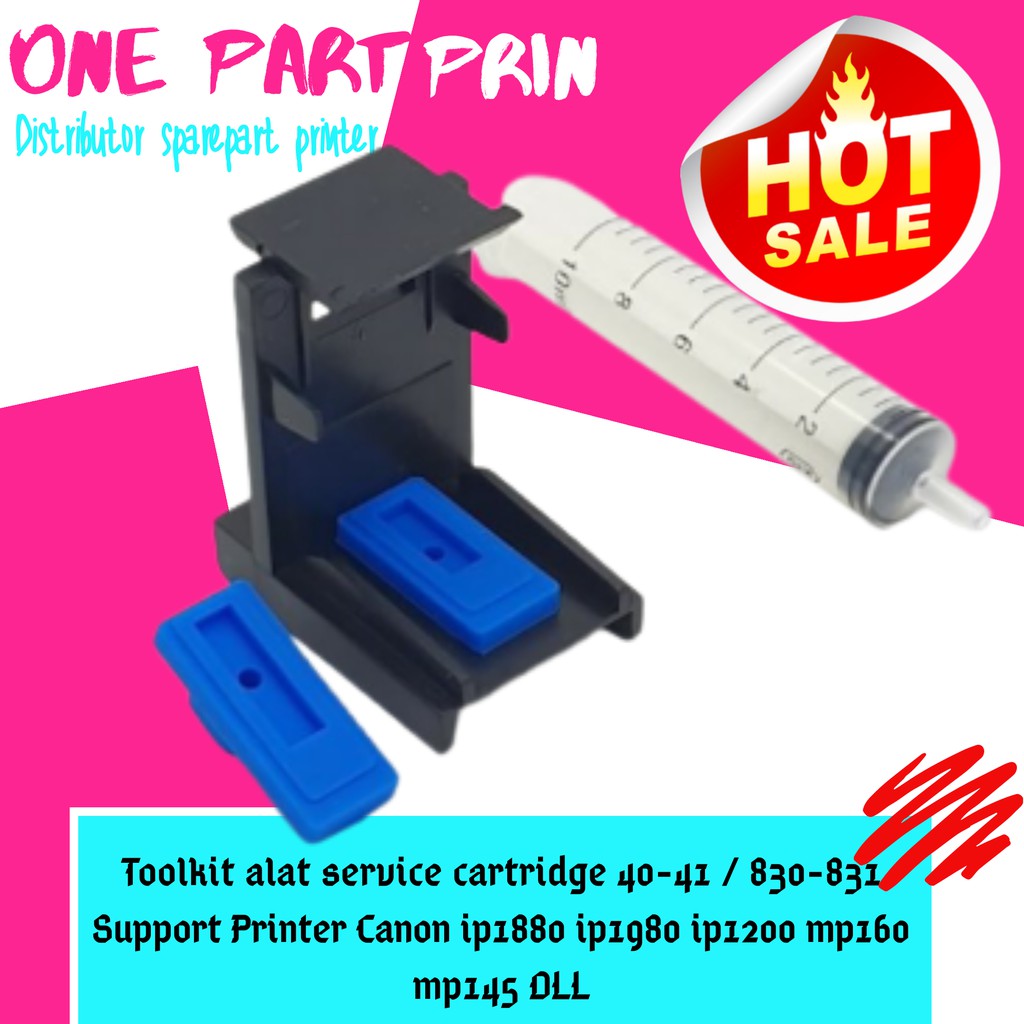 Refill Toolkit Penyedot Cartridge Canon Tinggi 40 41 Alat service cartridge printer ip1880 ip1980