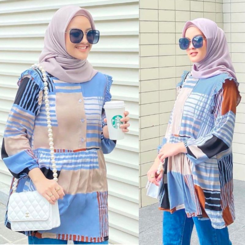 doris blouse By Vanilla Hijab Doris blouse miami