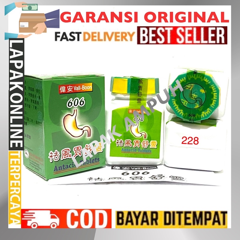 606 ANTACID TABLET GARANSI ORIGINAL - OBAT MAAG
