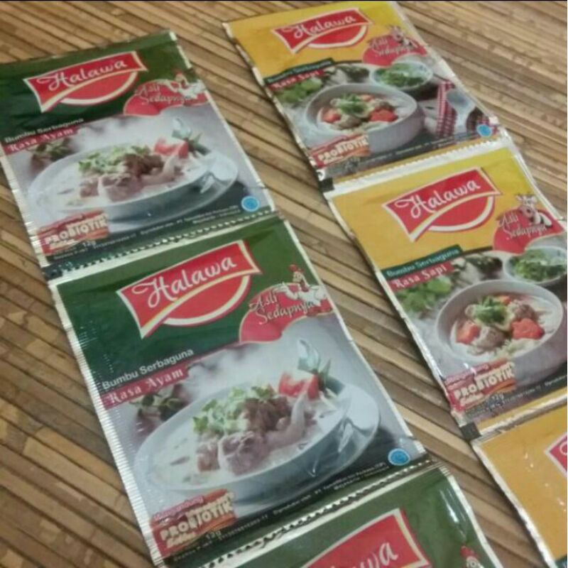 

Halawa (1 Sachet) Penyedap Rasa/Kaldu Sehat, MSG Organik + Probiotik Siklus