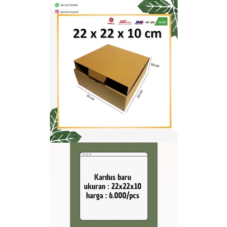 

kardus baru 22x22x10