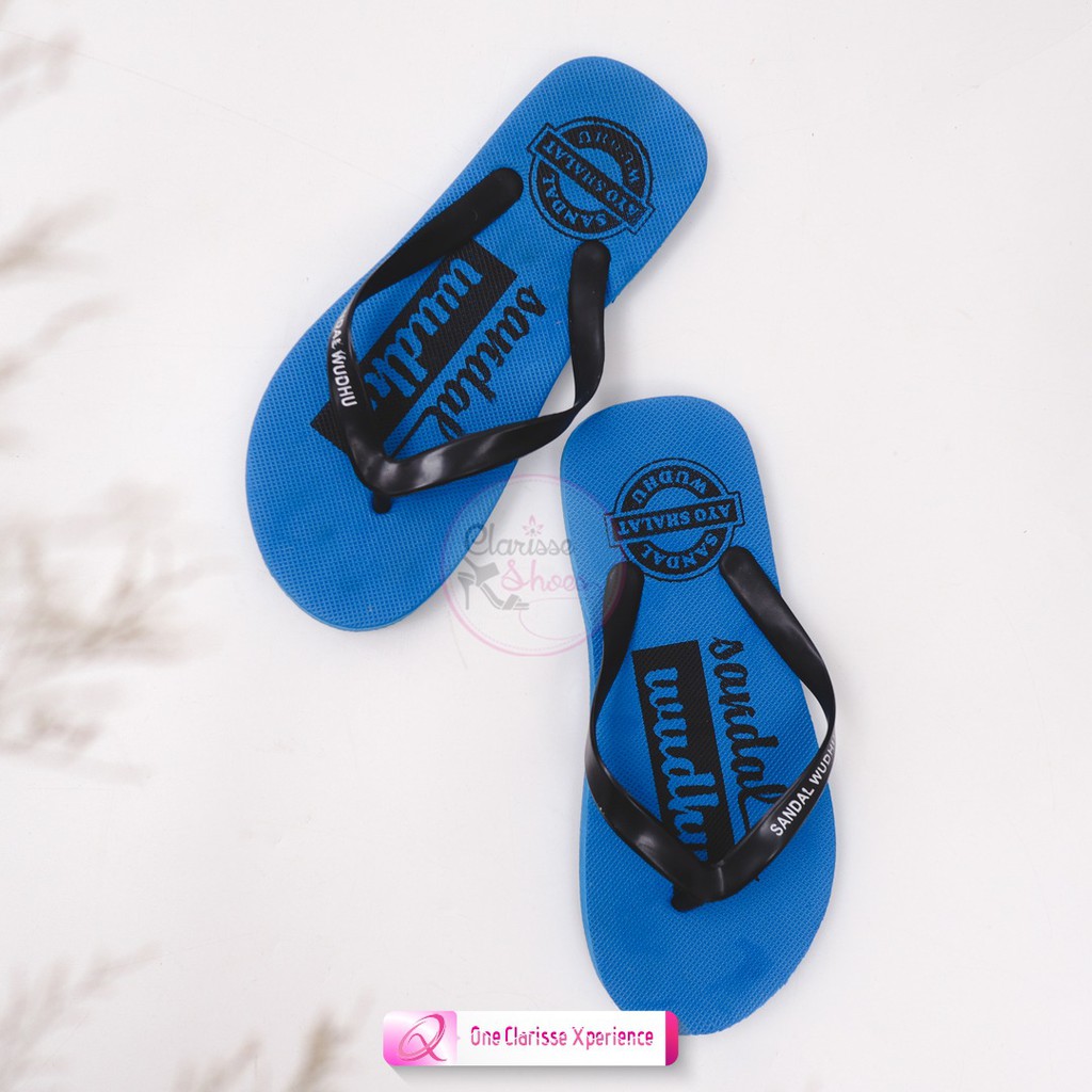 FLASH SALE Clarisse sandal wanita jepit sendal jepit pria - WUDHU MASJID WAKAF