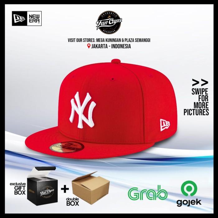 [Original] New York Yankees Red 59Fifty Fitted Hat | Topi New Era