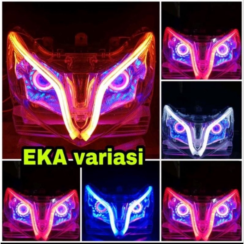 projie honda vario bohlam 125 fi proji led
