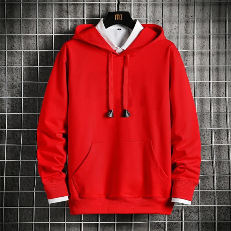 HOODIE POLOS fleece Tebal PREMIUM