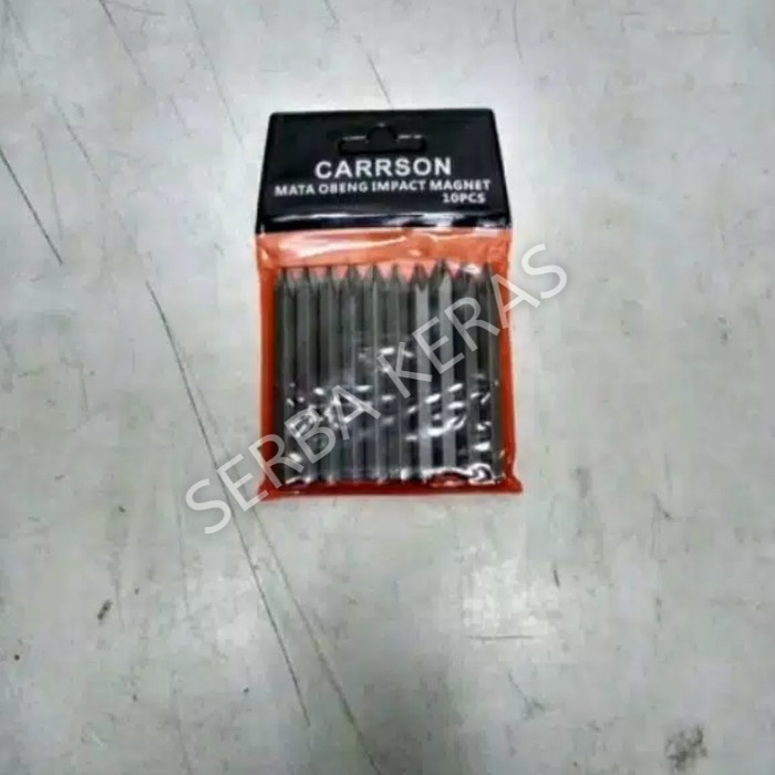 mata obeng ketok 10 pcs carrson - obeng mata ketok