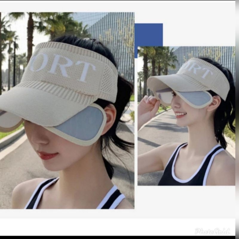 Topi wanita sport banyak warna barang import