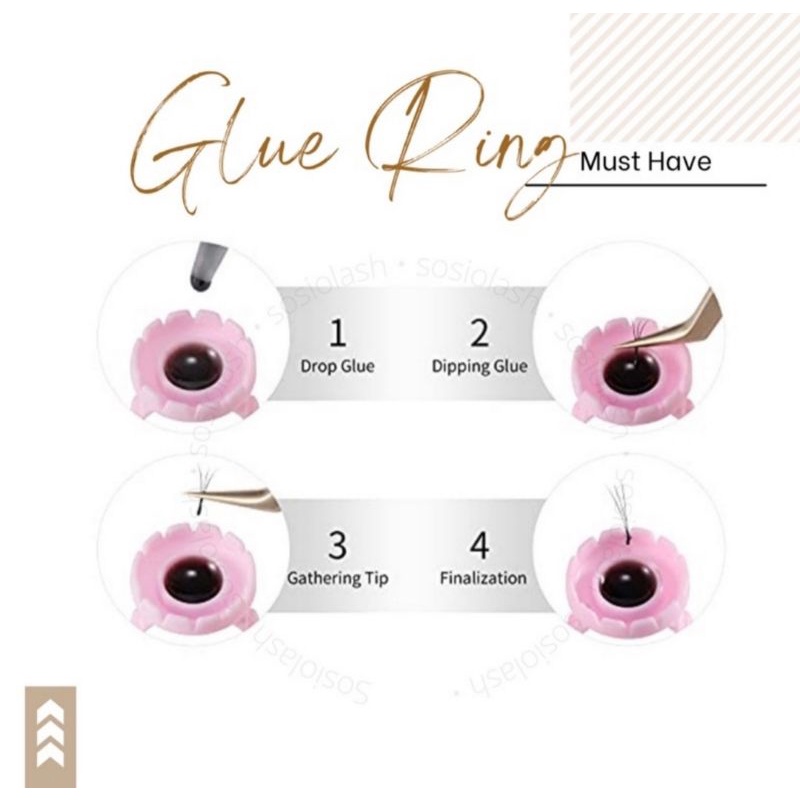 Cincin bulu mata russian/ Ring glue russian / Cincin Lem Eyelash Extension