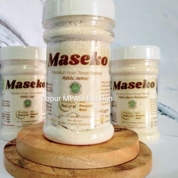 

✞PROMO✞ ❤️ bunsbaby ❤️ Kaldu Bubuk MASEKO Penyedap MPASI non MSG Ayam Sapi Jamur Lingkar Organik produck terbaik