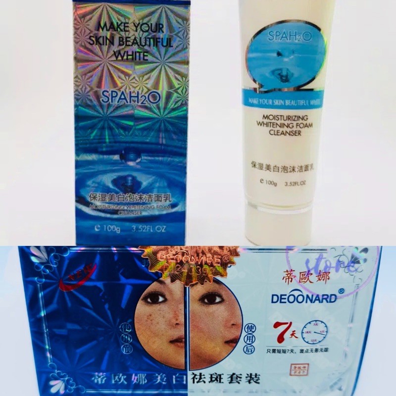 Deonard Foam Cleanser100gr/Krim siang malam 2x20gr