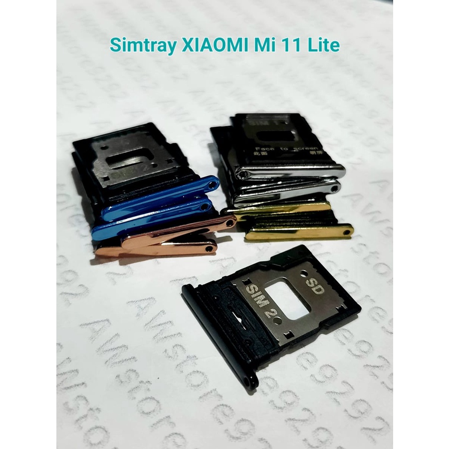 Slot Tempat Dudukan Kartu Simtray Sim Tray Simcard XIAOMI Mi 11 Lite