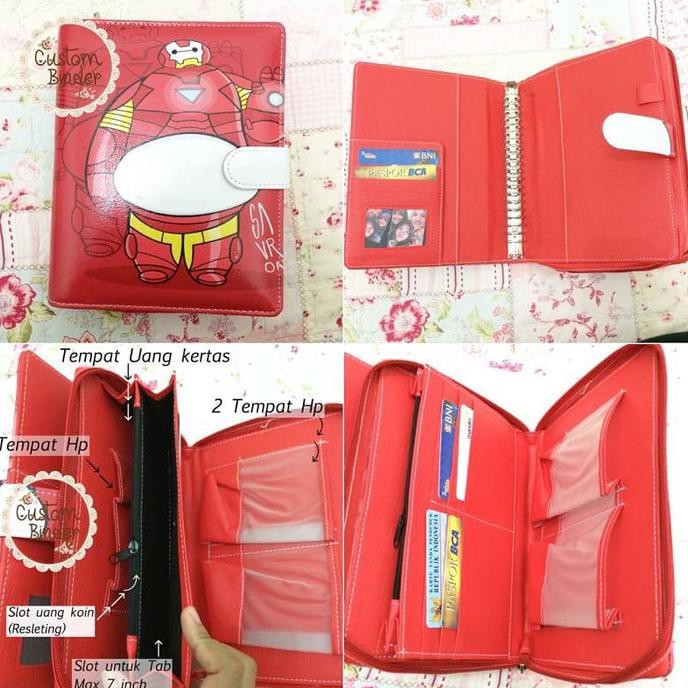 

✨ BISA COD ✨ CUSTOM BINDER HPO 20 RING (DESIGN BINDER SENDIRI) BAHAN KULIT MURAH Kode 1150