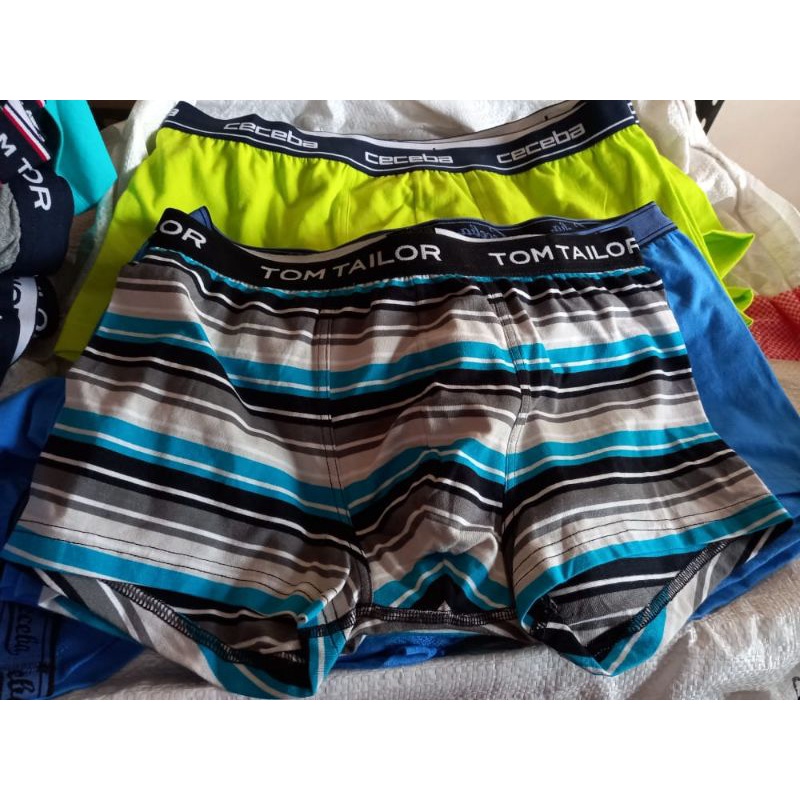 Celana boxer pria bahan katun ceceba lembut pria