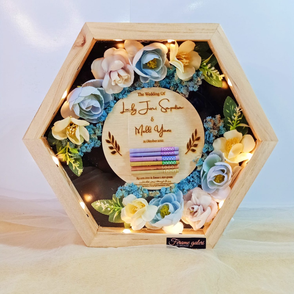 Lucky13 - Double Flower Mahar pernikahan express by Ferame Galeri Rustic