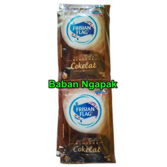 

Frisian Flag Bendera Kental Manis Cokelat Renceng 6 pcs @40 gr