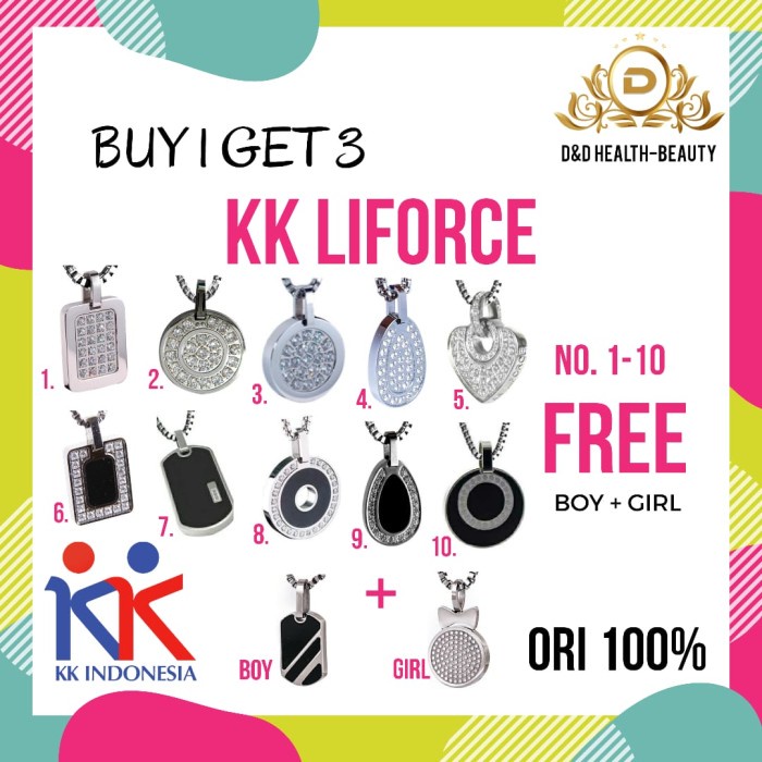 KK LIFORCE BUY 1 GET 3 PROMO TERMURAH KK INDONESIA • ORI 100%