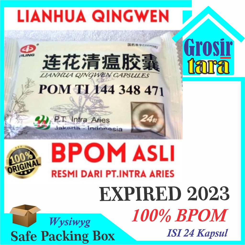 Lianhua Qingwen Lian Hua BPOM Ori Register Indonesia Jiaonang