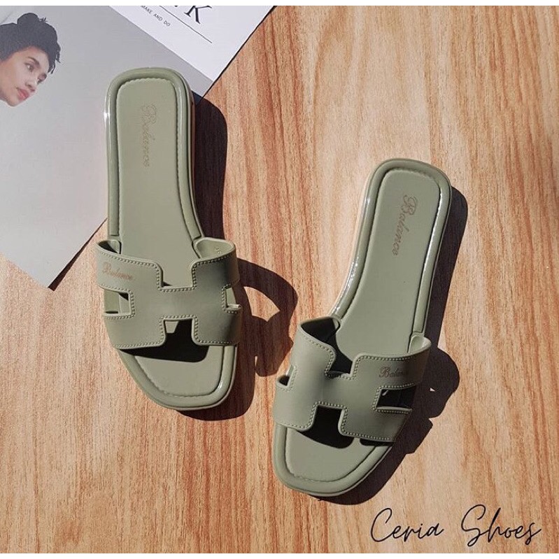 new sandal slop balance sandal jelly sandal murah sandal wanita import sandal balance