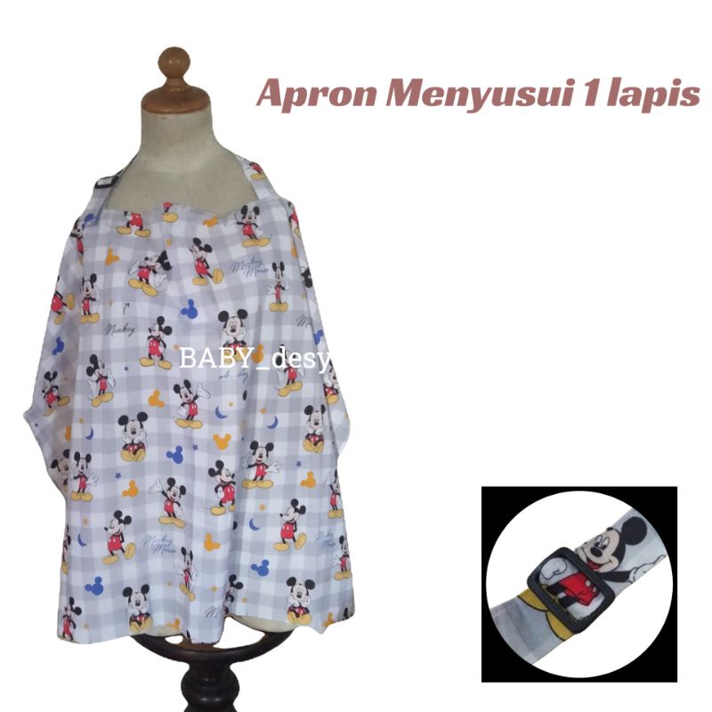 2IN1 APRON COVER MENYUSUI + COVER STROLLER / CELEMEK MENYUSUI ASI / NURSING COVER BABY MULTIFUNGSI