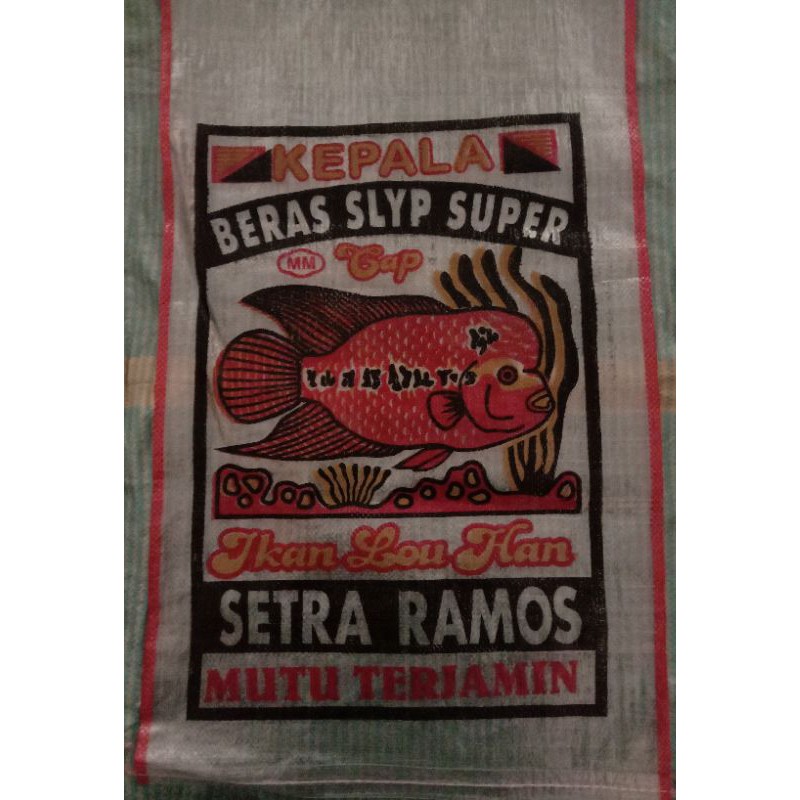 

karung beras lohan Transparant 25 kg(ini kemasan bukan beras )