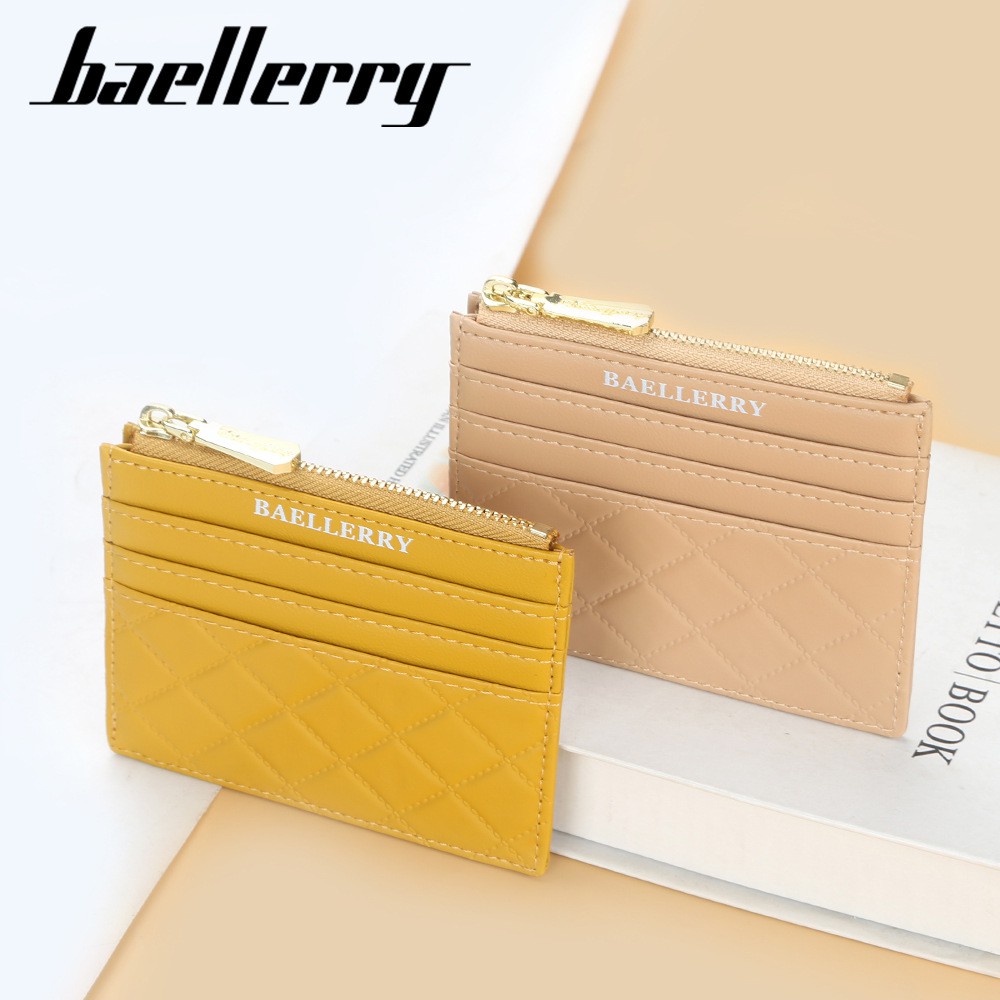 BAELLERRY NR073 Dompet Kartu Wanita Bahan Kulit PU Leather Premium WATCHKITE WKOS