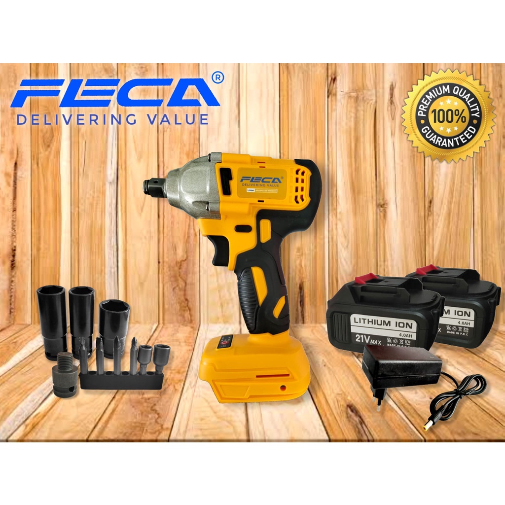 PROMO Cordless ScrewDriver Impact Battery LXT FECA Kunci Sock 1/2 Inch Torsi 330Nm MEsin Bor Cordles