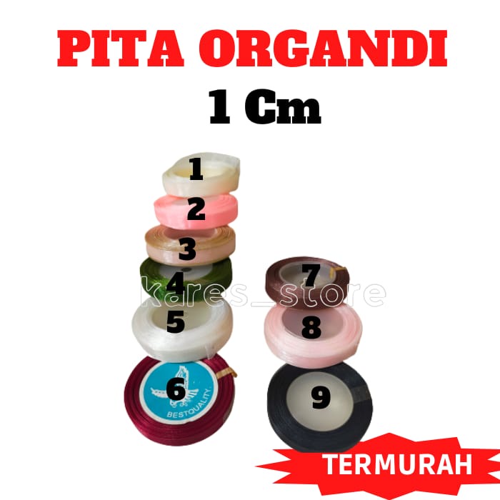 

Pita Organdi Lebar 1 Cm