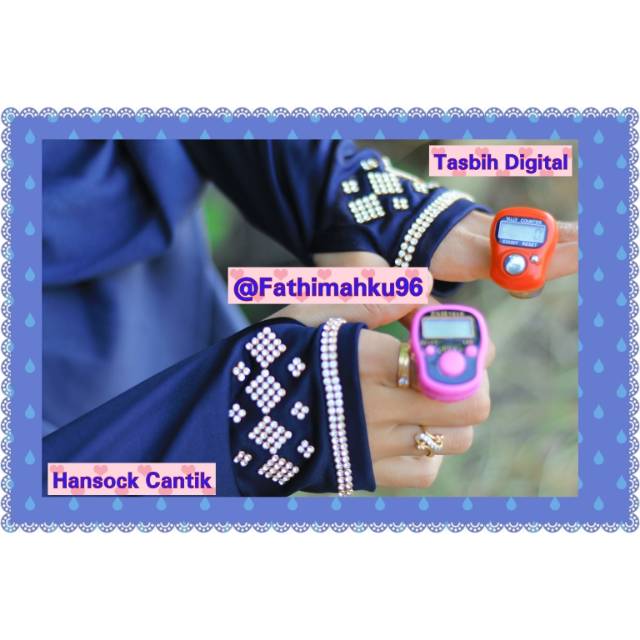 Hansock Muslimah/TASBIH DIGITAL CANTIK/Produk BEST SELLER
