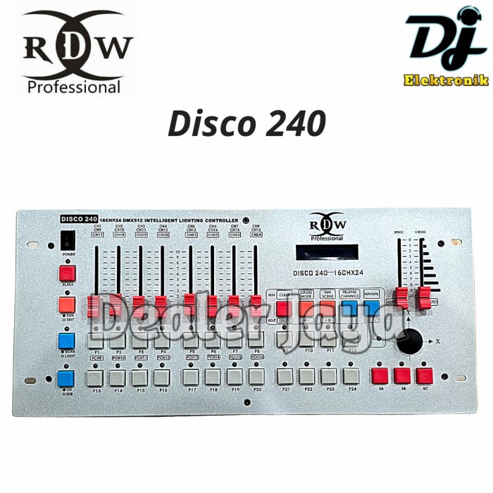 Mixer Lampu RDW DISCO 240 / DISCO240 Lighting DMX