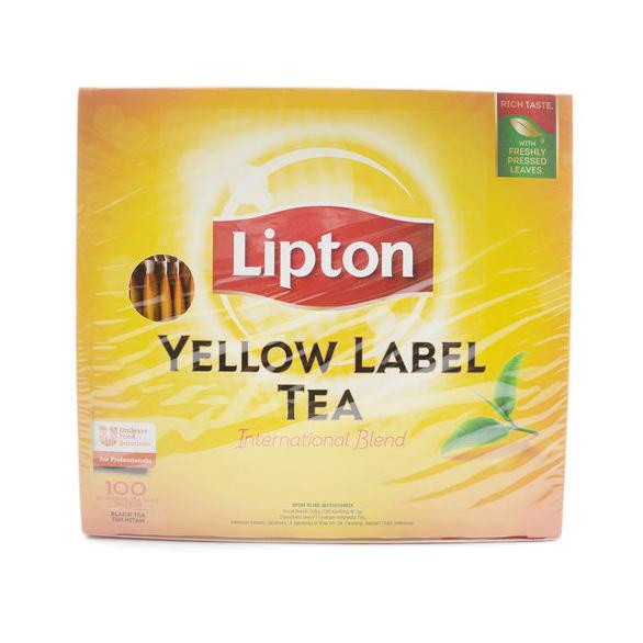 

[[BISA COD]] LIPTON YELLOW LABEL TEA NO ENV 100X2GR TERUJI Kode 1196