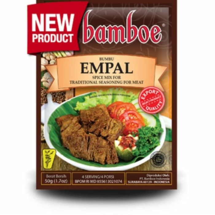 

BAMBOE BUMBU EMPAL / DAGING 72 Gram