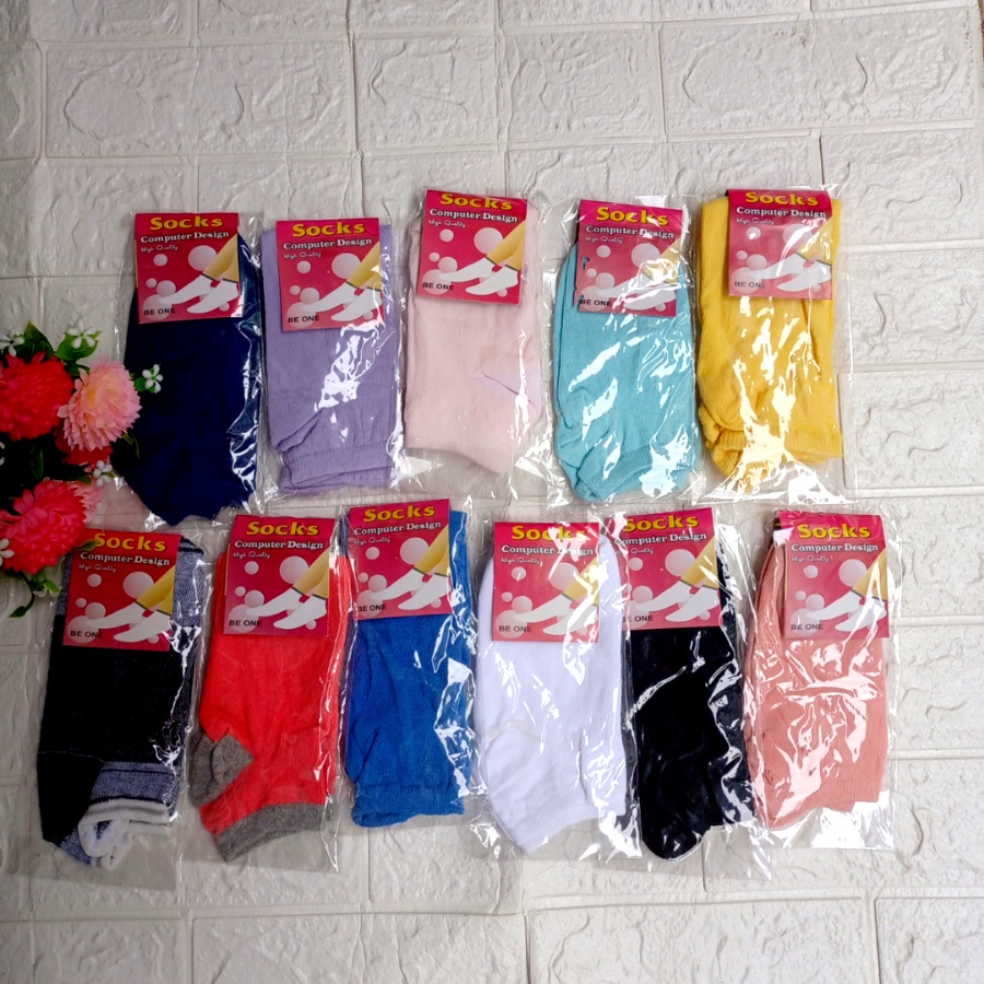 KAOS KAKI MATA KAKI POLOS WANITA / KAOS KAKI SEMATA KAKI