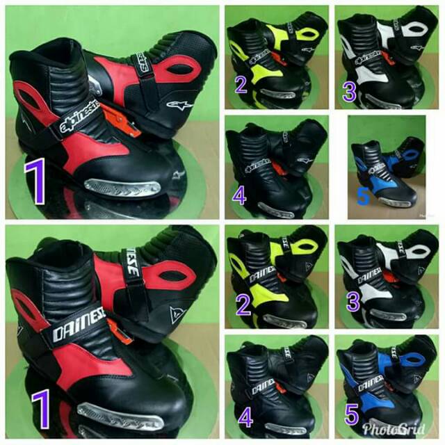 Sepatu touring besi DLN