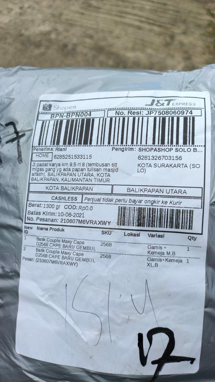 Batik Couple Maxy Cape D2568 Cape Baru Gembul