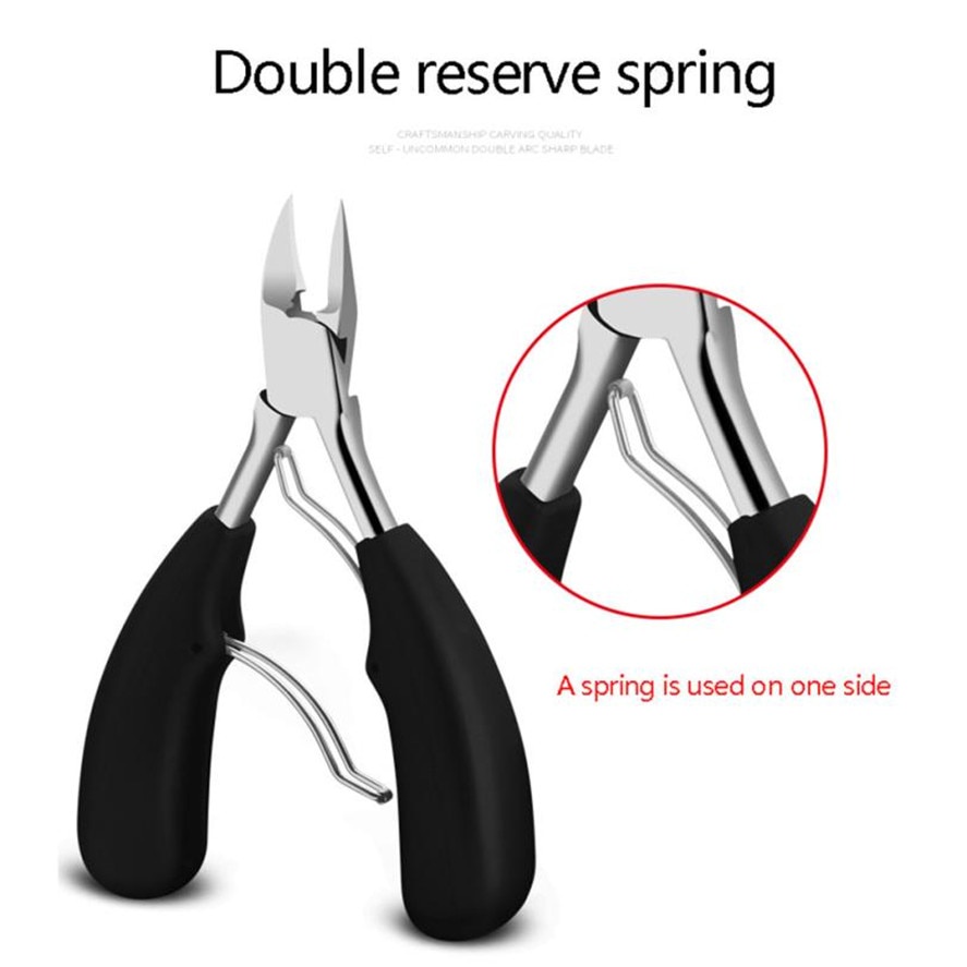 Gunting Kuku Jempol Kaki Anti Cantengan Toe Nail Clipper Edge Cutter