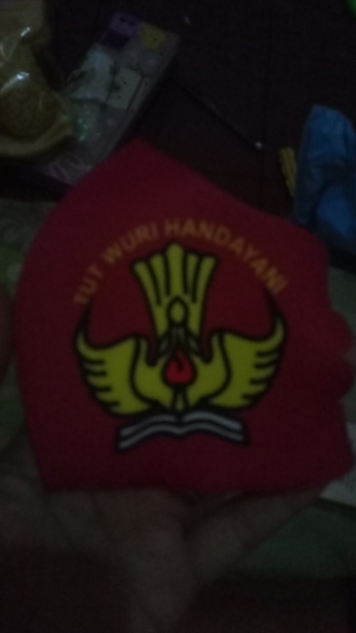 Masker Anak Sekolah Scuba Sd /masker Sekolah Batik/polos/pramuka