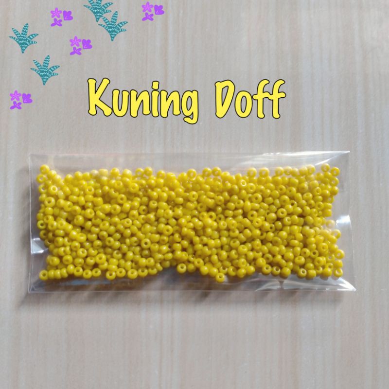 Manik Mote  Payet Pasir 2MM / 11.0 - Kuning Doff