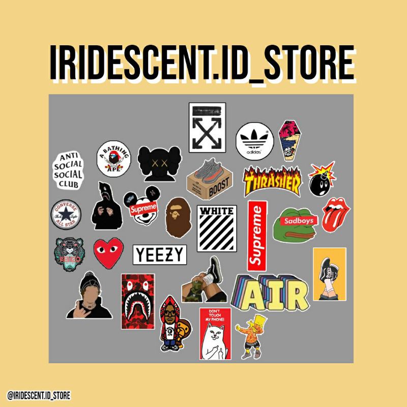 

HYPE BEAST STICKER PACK (28 PCS)
