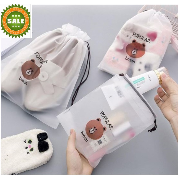 TRAVEL POUCH MOTIF LUCU ORGANIZER SERBAGUNA POUCH SERUT POUCH ANTI AIR MURAH kosmetik