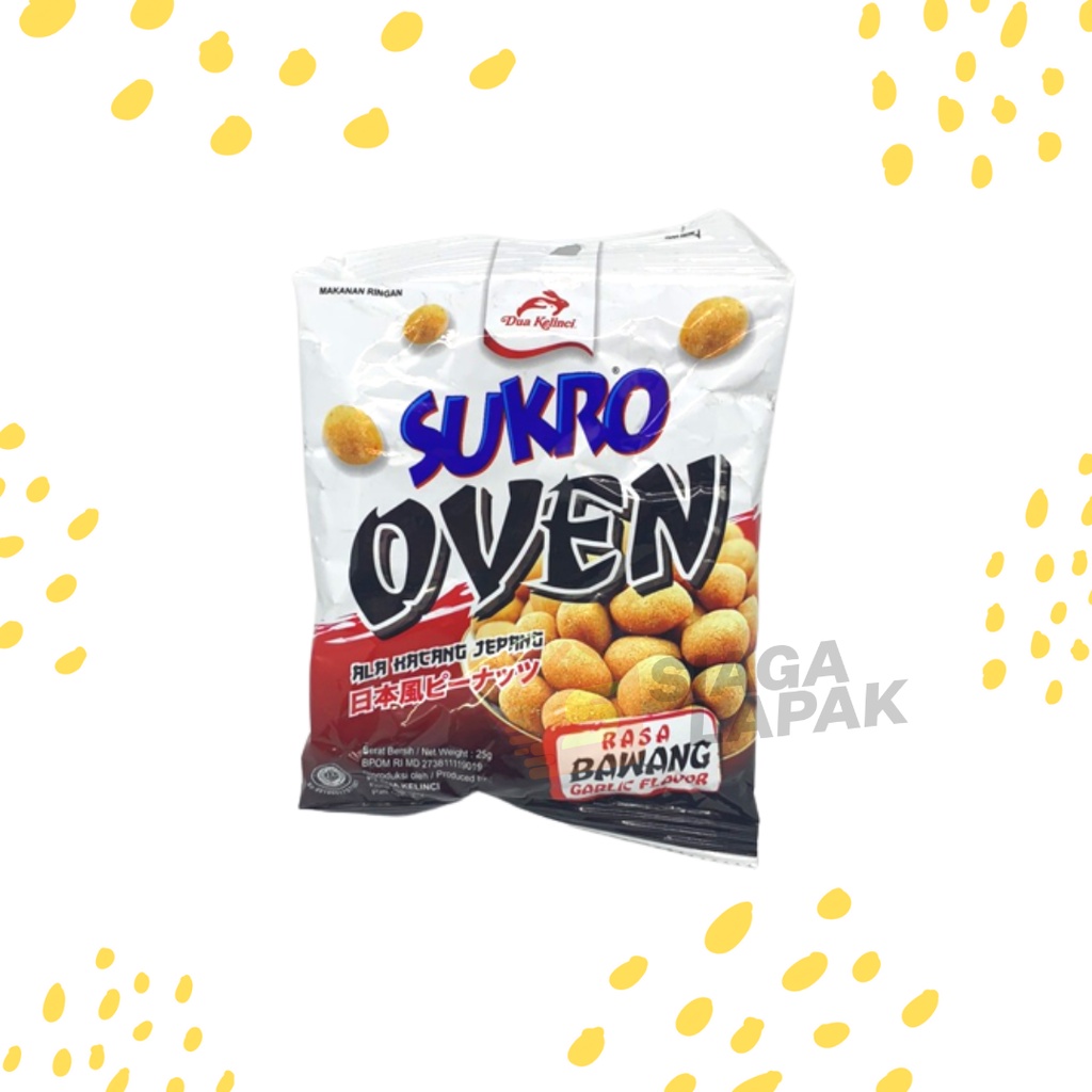 Kacang Sukro Oven Bawang 25gr