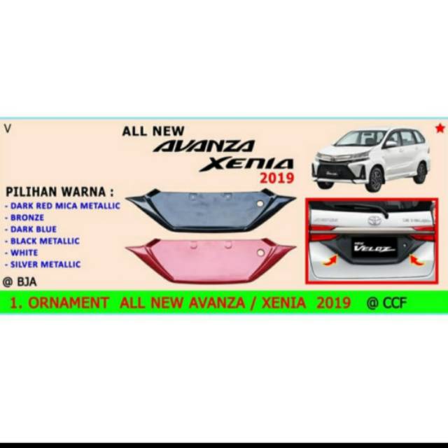 Ornament pintu all new Avanza  Xenia 2019-2020